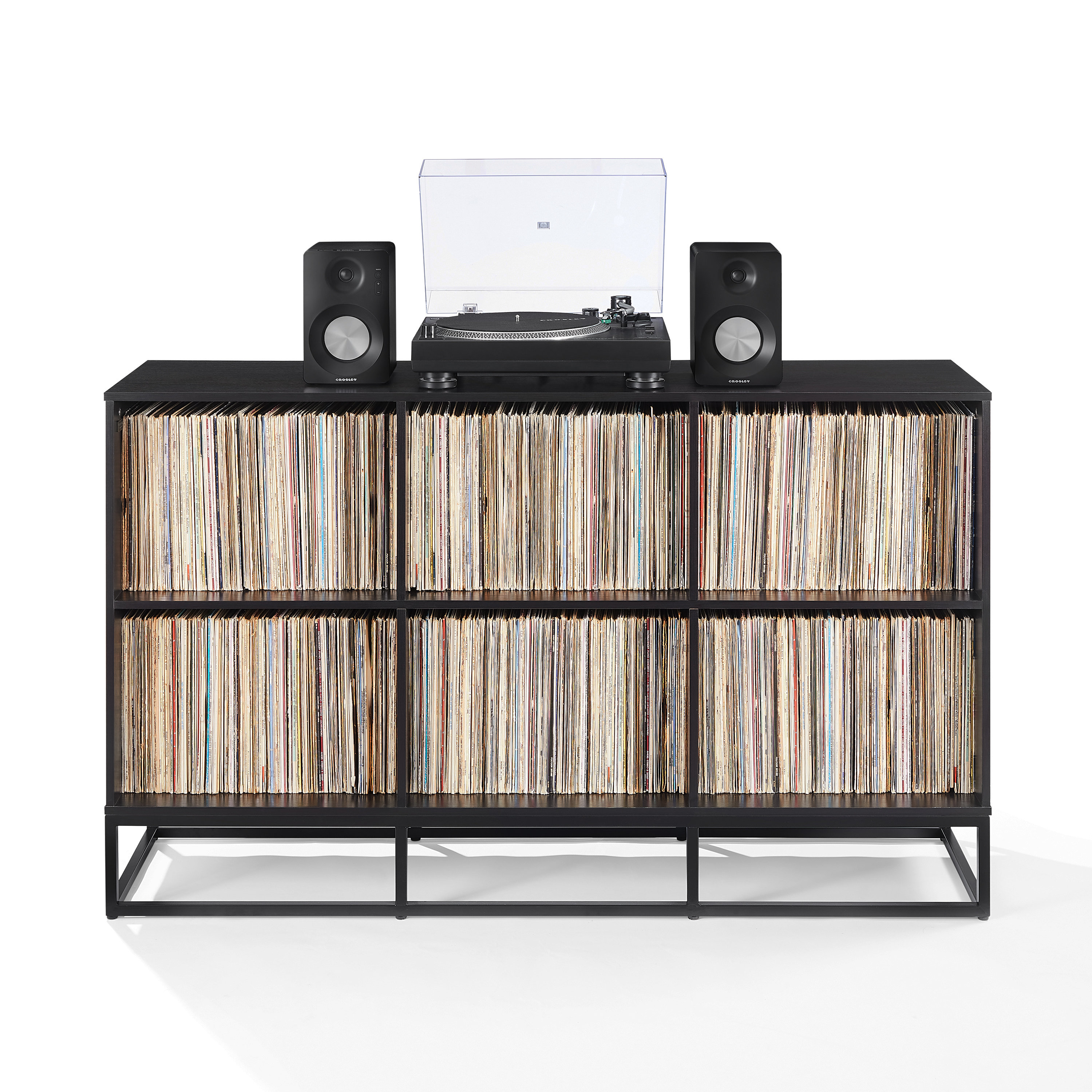 George Oliver Enzo 6 Cube Record Storage Media Stand & Reviews
